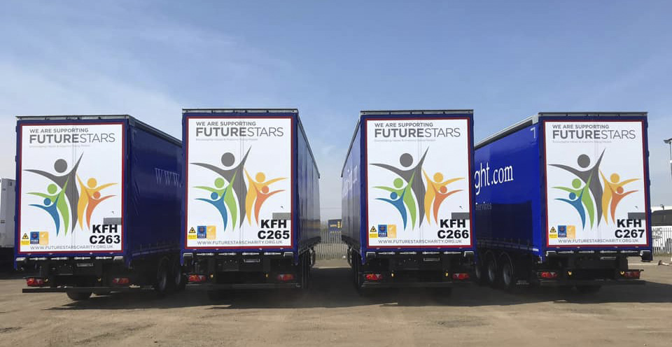 Kersey Freight trailers get Futurestars branding
