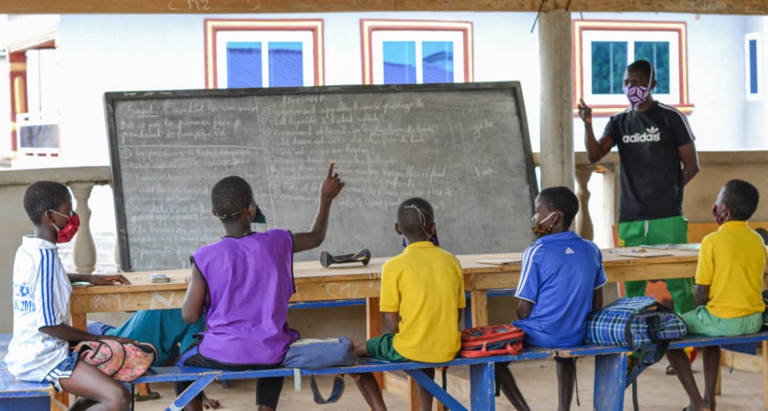 Back to school for exam classes in Togo