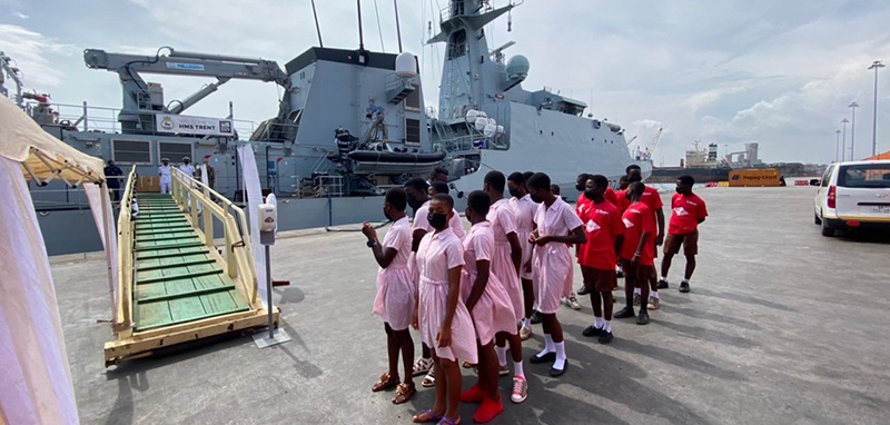 Futurestars Children visit HMS Trent